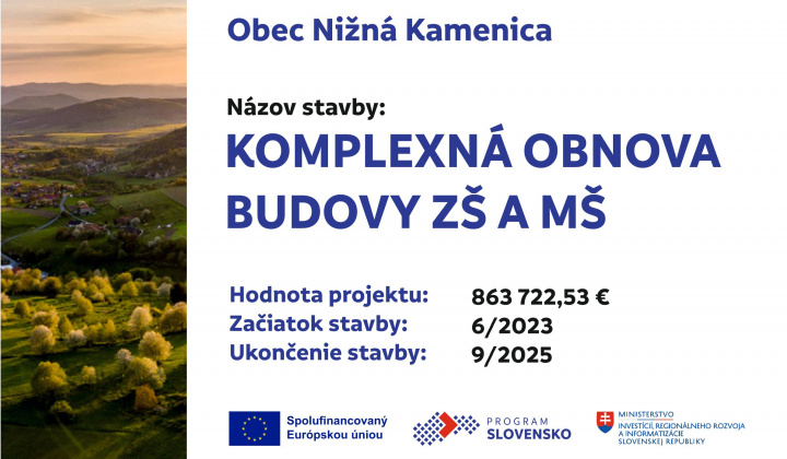 Fotka - Komplexná obnova budovy ZŠ a MŠ