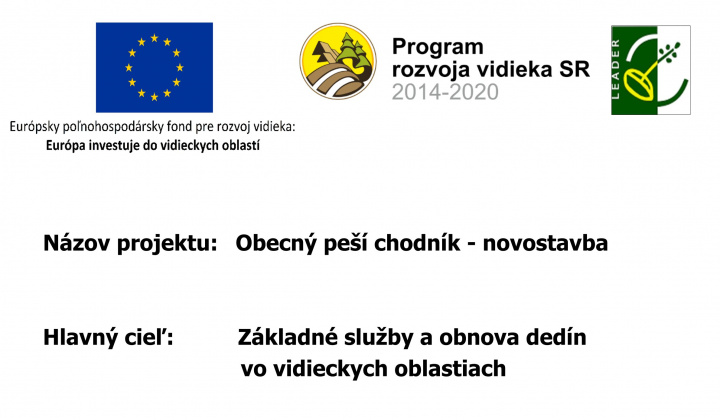 Fotka - Obecný peší chodník - novostavba